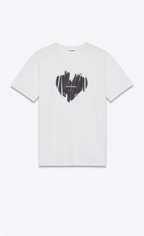 ysl heart t shirt|Saint Laurent.